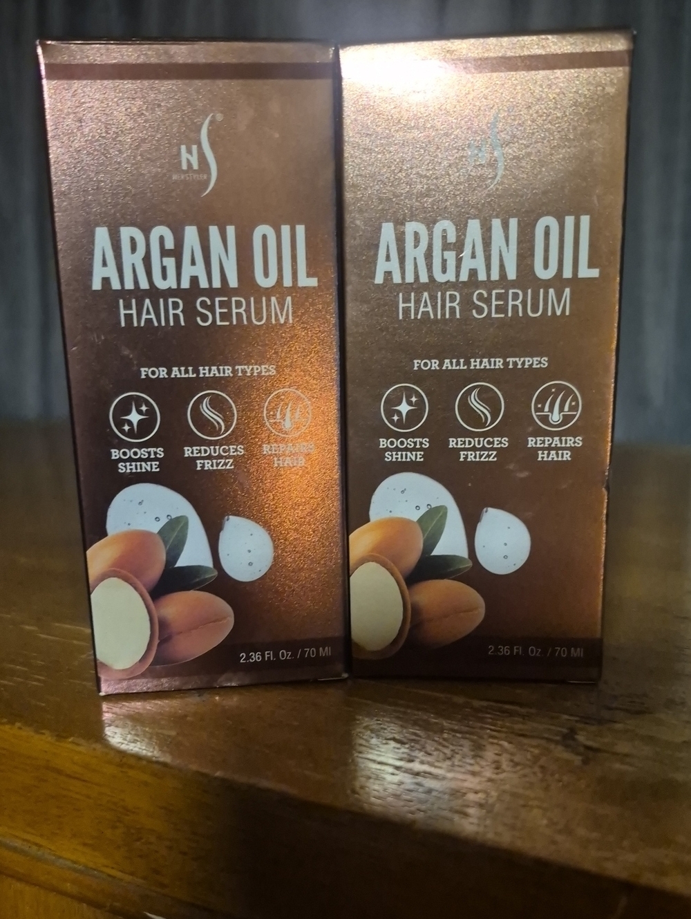 Herstyler Argan Oil Hair Serum - Brand New Two Boxes